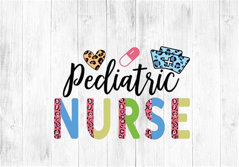 Pediatric Nurse Clipart Sublimation Illustration Par Bundle Store