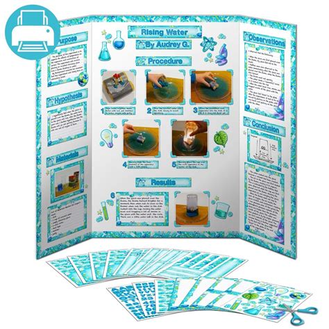 Chemistry Science Fair Display Board Poster Project Kit Science