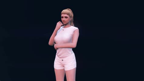Cute Ponytail Hairstyle For Mp Female 10 Gta 5 Mod Grand Theft