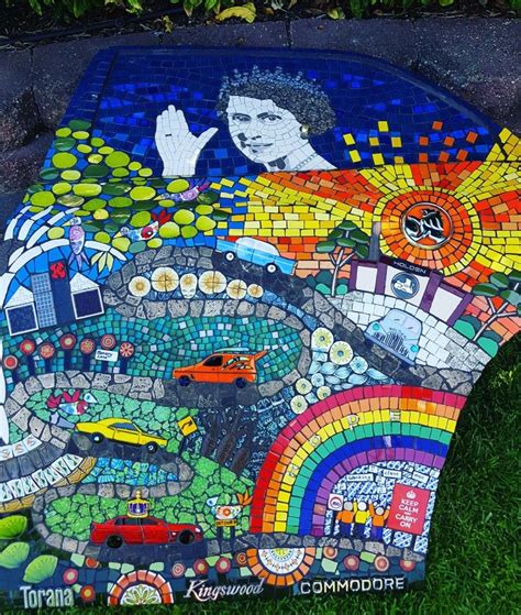 The Sun Sets On Holdens Julie Aldridge Mosaics Mosaic July Outdoor