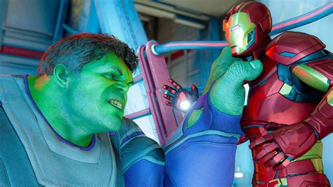Marvels Avengers Endgame Hulk Vs Iron Man Fight Scene Ps5 Youtube