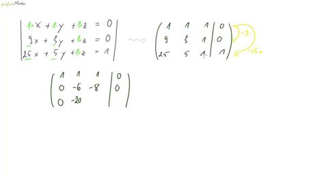 Dies ist für matrizen der fall, bei denen gilt: 06 Lineare Gleichungssysteme in Matrix-Schreibweise - YouTube