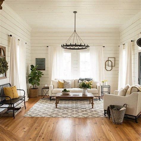 60 Awesome Farmhouse Living Room Design Ideas Page 33 Of 64