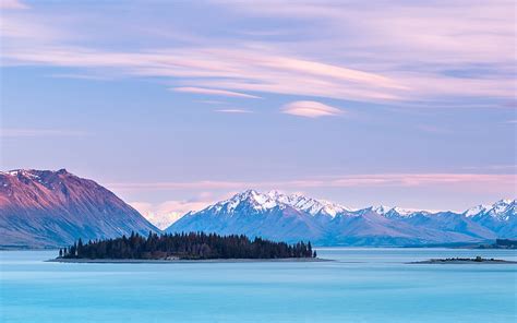 Hd Wallpaper New Zealand Lake Tekapo Sky Clouds Nature Hd Wallp