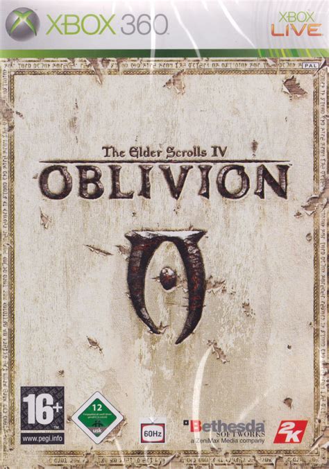 The Elder Scrolls Iv Oblivion 2006 Xbox 360 Box Cover