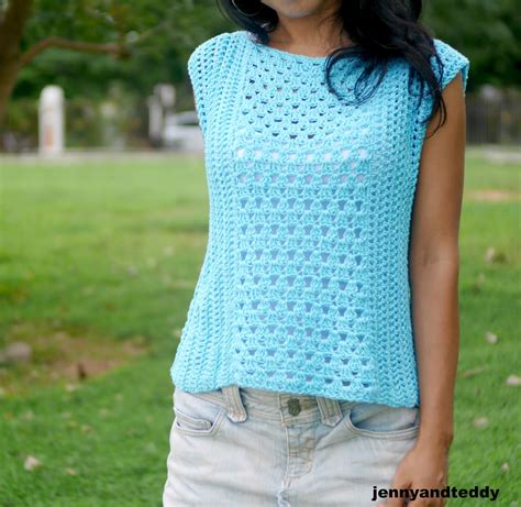 easy summer top crochet pattern