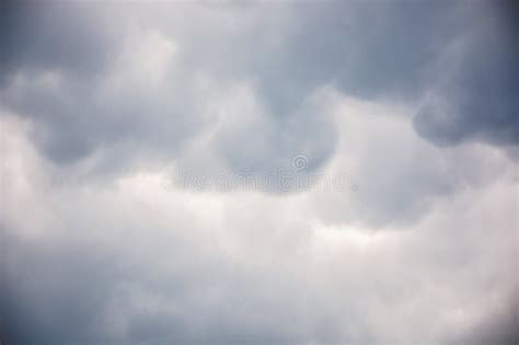 Gray Overcast Sky With Clouds Stock Image Image Of Cumulus