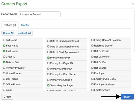 How Do I Run A Report With The List Of Patients Insurances DrChrono Customer Success