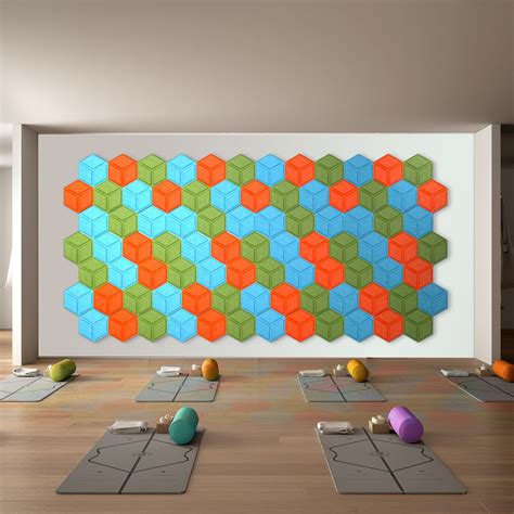 AlphaSorb Series 300 Hexagon Polyester Acoustic Panels Acoustical