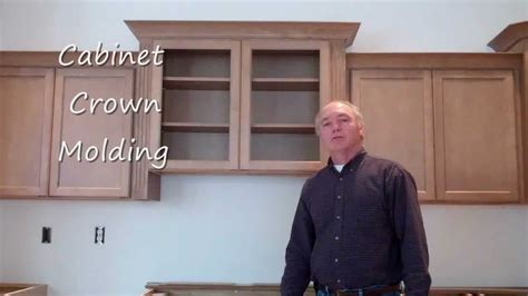 Still need to paint crown molding and caulk in certain areas. Kitchen Cabinet Crown Molding - YouTube