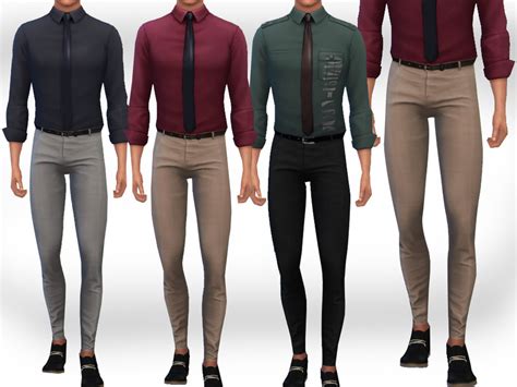 The Sims Resource Male Sims Trousers