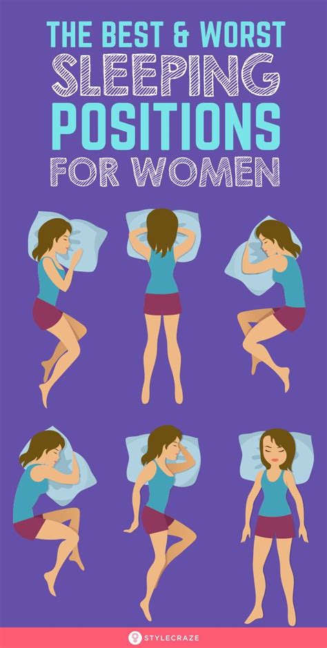 5 Types Of Sleeping Positions And Which Are The Best And Worst Sleeping Positions Womens