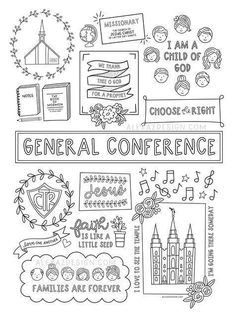 Free Printable General Conference Packets