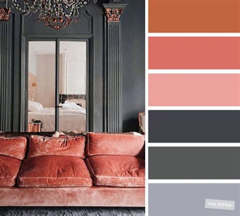 Grey And Terracotta Color The Best Living Room Color Schemes