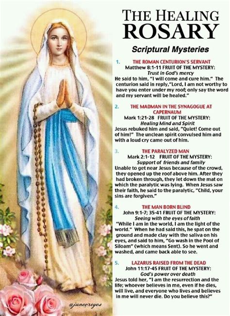 Virgin Mary Catholic Prayer For Healing Prayers To Mary Rosary