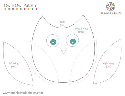 Free Printable Owl Sewing Patterns CharleaneIga