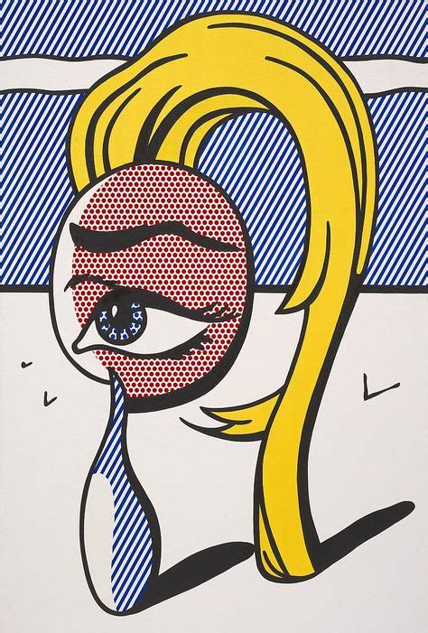Roy Lichtenstein Girl With Tear I 1977 Oil And Magna On Canvas 70 X