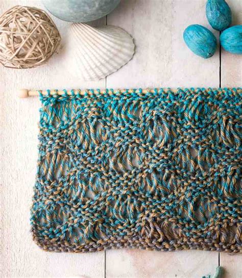 How To Knit The Wave Stitch Gina Michele