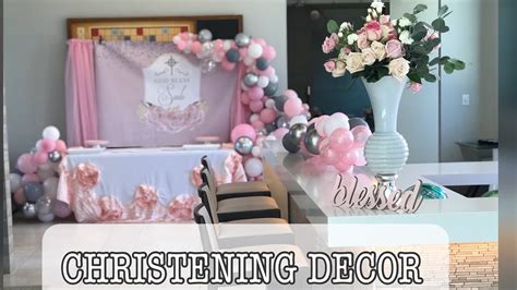 We've rounded up 10 dining table centerpieces that are all equal parts neutral, versatile and stunning. Christening Party Decor - YouTube