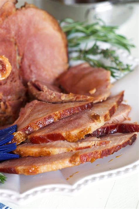 Brown sugar crock pot maple glazed bone in ham cooked with pineapple juice will be a fantastic option for your thanksgiving, christmas or weekend dinner. Crock Pot Ham with Pineapple Brown Sugar Glaze - The Suburban Soapbox