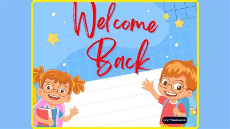 Free Printable Welcome Back Sign Templates Pdf Word