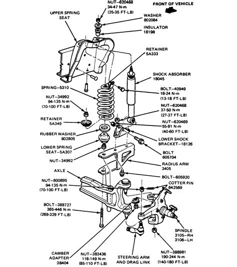 Diagram 1999 Ranger Front Suspension Diagram Mydiagramonline