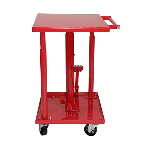 Dragway Tools 550 Lb Capacity Adjustable Hydraulic Lift Table Best