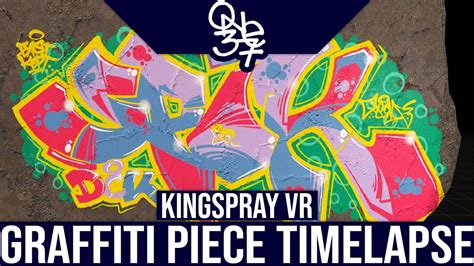 Kingspray Vr Spok Dck Esc Graffiti Timelapse Youtube