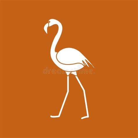 Exotic Tropical Bird Flamingo Stock Vector Illustration Of Animal