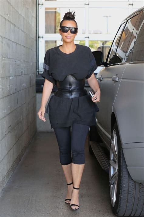 Kim Kardashian Gucci Belt Bag Howtowearanklebootswithskirts