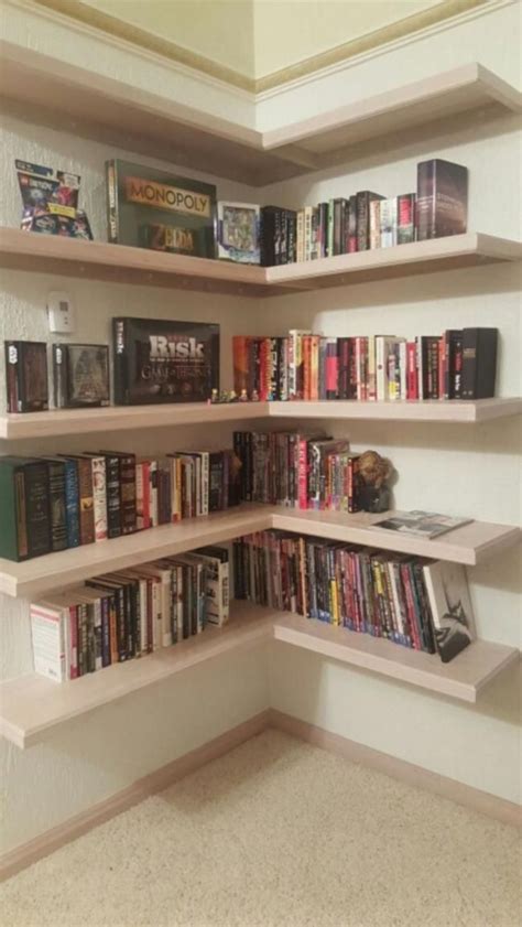 Creative DIY Floating Corner Shelves Ideas Floating Corner Shelves Bookshelves Diy