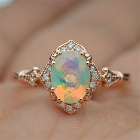 8 Opal Engagement Rings Were Crushing On
