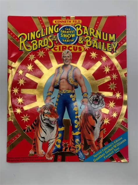 RINGLING BROS AND Barnum Bailey Circus Magazine Program 1989 119th