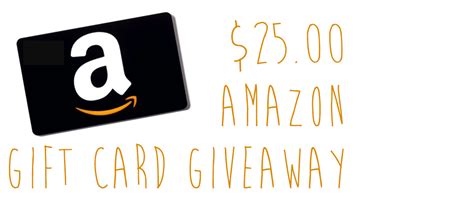 Here you can buy your amazon card for the us store, a coupon code that you can use for your shopping experience at amazon us! Amazon Gift Card Giveaway | $25.00 - by Sarah Halstead