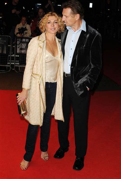 But he is not ready to start a new family and forget about his late wife. 'They're very polite - I'm proud' Liam Neeson opens up ...