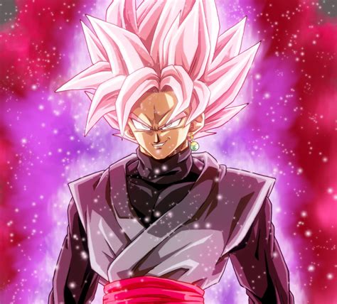 Goku black but he's actually black. Super Saiyan Rosé Goku Black by 神島かのん : dbz