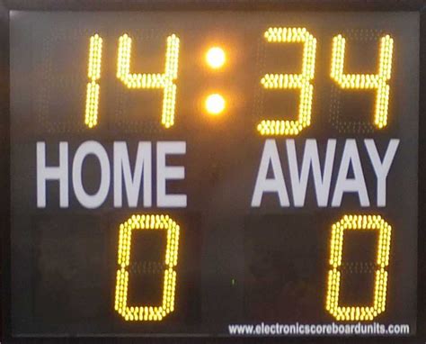 Electronic Soccer Scoreboards Esu