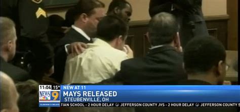 Steubenville Rapist Trent Mays Cries In Court As Hes Released Daily Mail Online