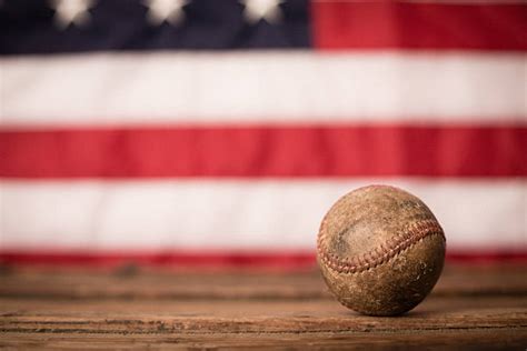 Baseball American Flag Stock Photos Pictures And Royalty Free Images