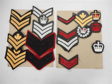 Canadian Military Rank Trade Badges Switzers Auction And Appraisal