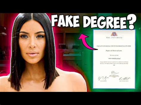 Kim Kardashian What Is She Hiding About Her Law Degree Youtube
