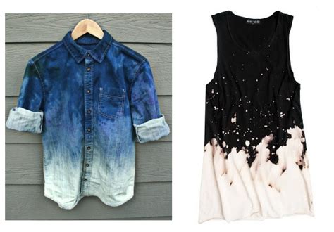 Because i used a black shirt, the bleached areas turned a very rusty red color. Why Buy When You Can DIY?: Fun with Bleach!