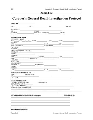 Blank Autopsy Report Pdf Fill Online Printable Fillable Blank