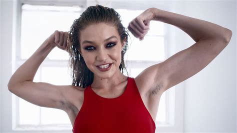 Gigi Hadids Armpit Hair In Love Advent Calendar Video Was Something Completely Different