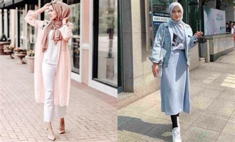 Memadukan kardigan kuning dengan rok 7. Makin Feminim, 10 Inspirasi OOTD Hijab Warna Pastel | Dailysia