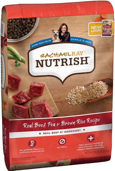 Rachael Ray Nutrish Natural Beef Pea And Brown Rice Recipe Dry Dog Food