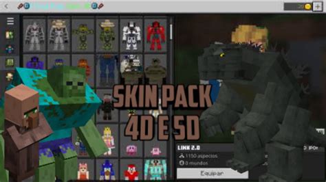 Download Skin Pack 4d E 5d Para Mcpe 11973 Youtube