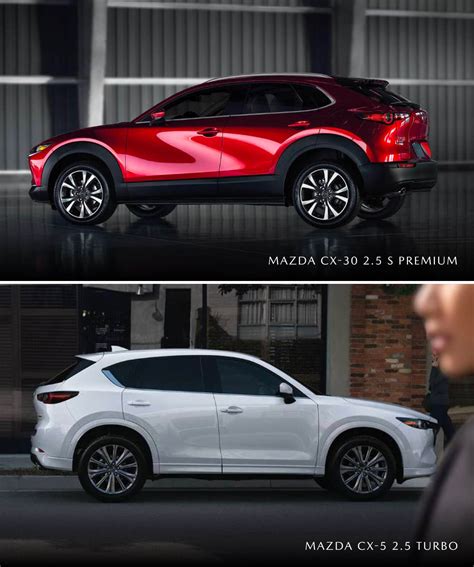 Mazda Cx 30 Vs Mazda Cx 5 A Side By Side Suv Comparison