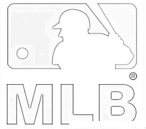 Major league baseball (mlb) coloring pages pdf. Dodgers Baseball Logo Coloring Page Coloring Pages