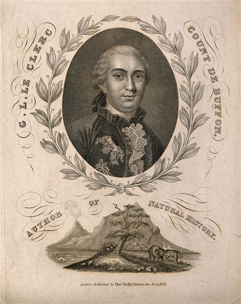 Georges Louis Leclerc Comte De Buffon Stipple Engraving 1828